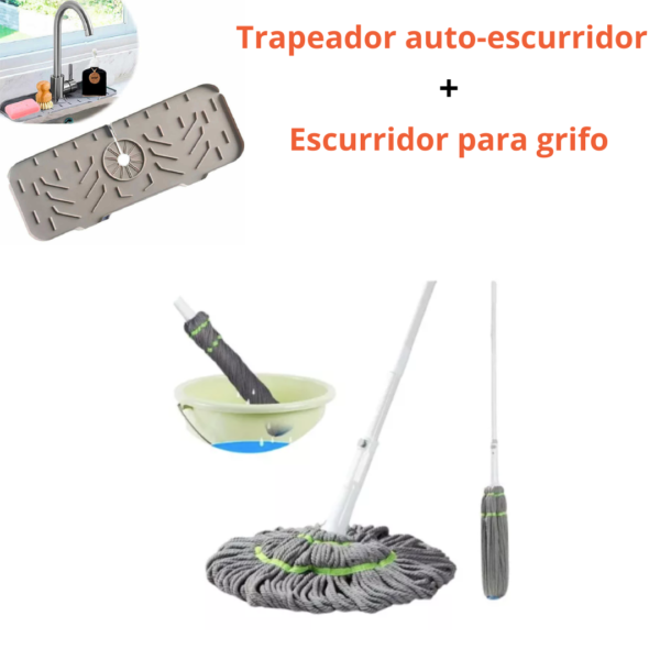 COMBO Trapero autoescurridor + Silicona