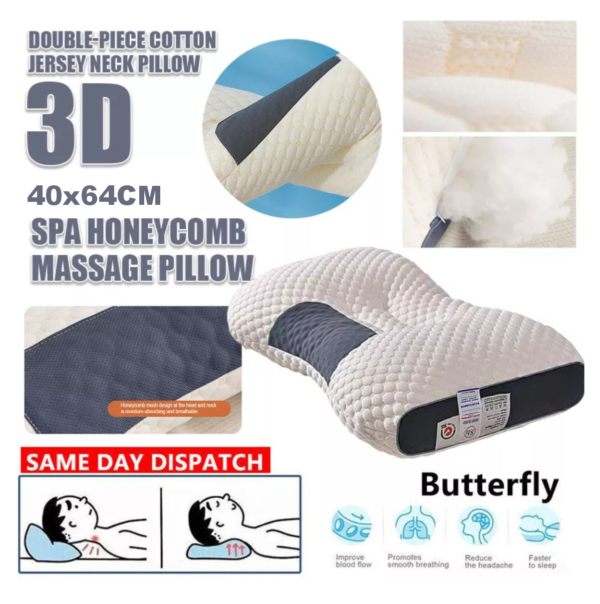 Almohada Cervical Cojin spa 3d Dormir